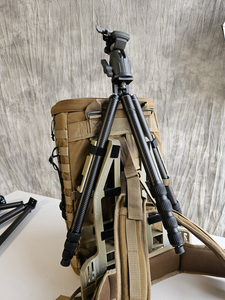 RuXpod: The complete solution- backpack with built-in tripod.