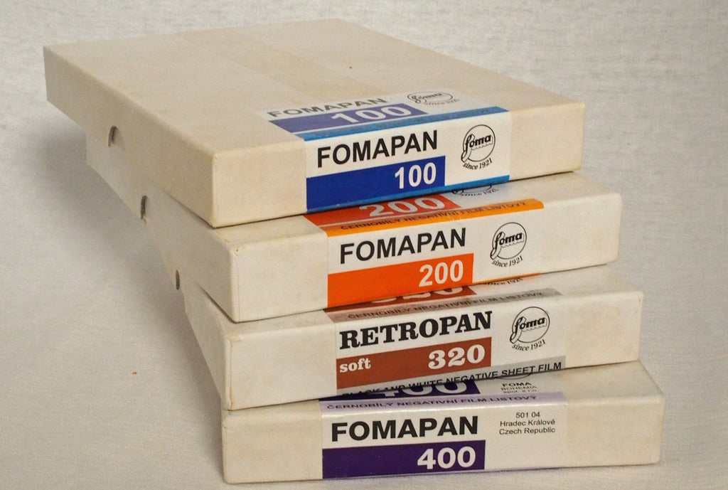 What's the difference? Foma 100, 200, 320 and 400 compared.